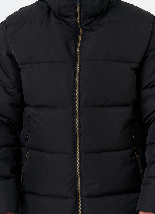 Мужской пуховик с капюшоном  модель № 31471 универмаг малина