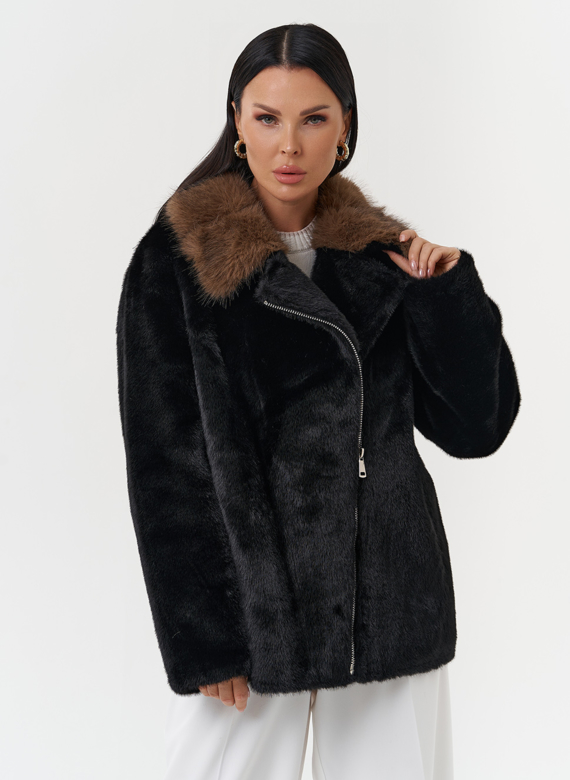 Куртка "косуха" из эко меха