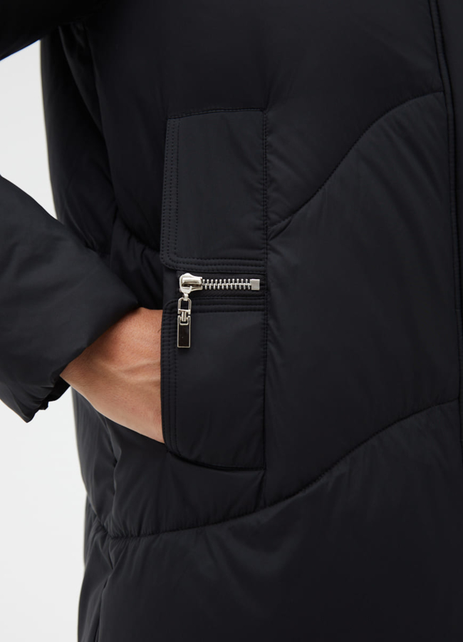 Женский пуховик с капюшоном модель № 31126 универмаг малина